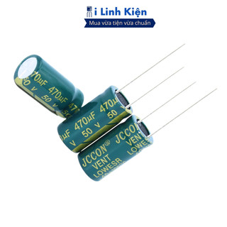 Tụ hóa 50V 1uF-3300uF tần số cao chất lượng tốt ilinhkien.