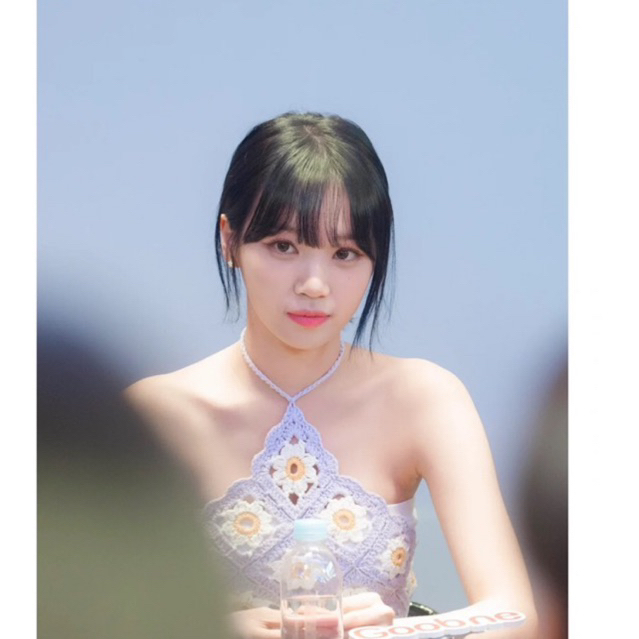 Áo yếm móc len handmade hoạt tiết hoa