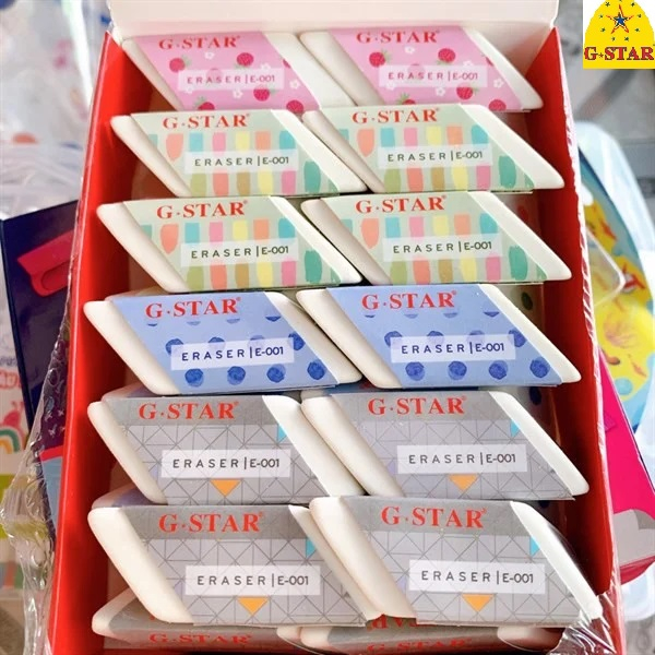 Cục Gôm Tẩy Chì GSTAR E001, tẩy mềm dẻo, không chứa chất độc hại