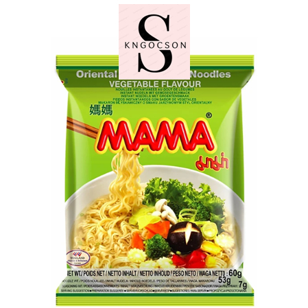 Mua 2 giảm 1% - Combo 5 gói mì Mama các loại 60G
