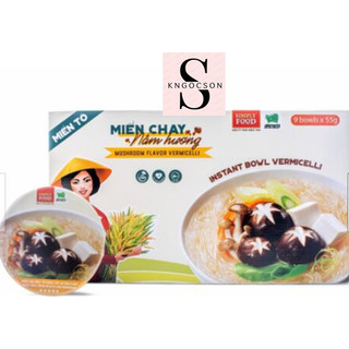 Date mới - miến tô chay nấm hương lá bồ đề