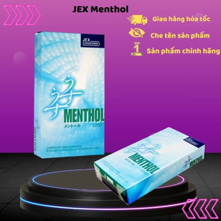 Bao cao su Jex UsuUsu Methol 1000 – hộp 12 cái, siêu mỏng, hương bạc hà mát lạnh