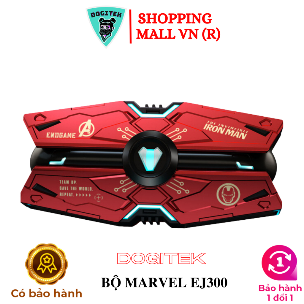 Tai nghe bluetooth gaming EJ300 của Disney và Dogitek phát triển, chuyên game và nhạc, có 2 chế độ, vỏ thép, bản QT,2023