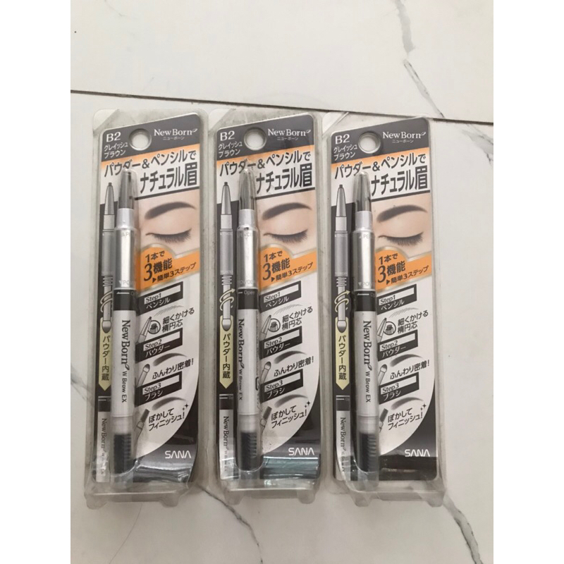 Chì kẻ mày 3in1 SANA NewBorn EX