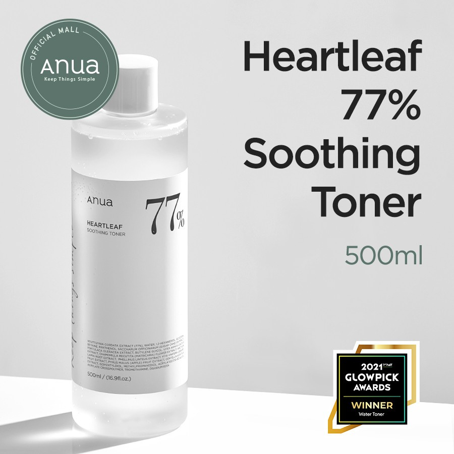Toner Anua chiết xuất diếp cá làm dịu, dưỡng da Anua Heartleaf 77% Soothing Toner 250ml
