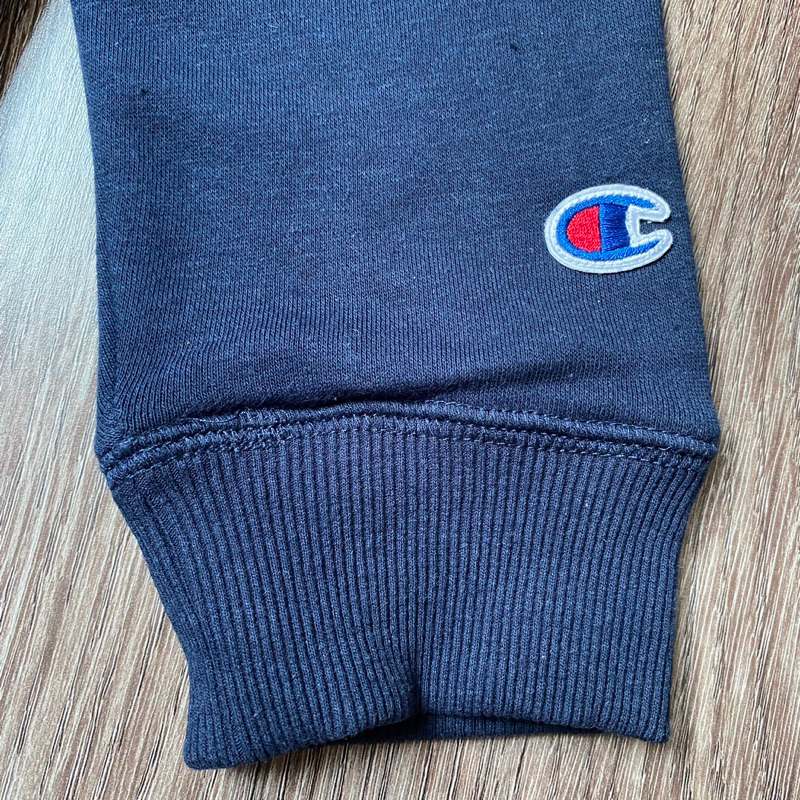 Áo khoác nỉ hoodie Cham/pi/on dư xịn nguyên móc bé trai