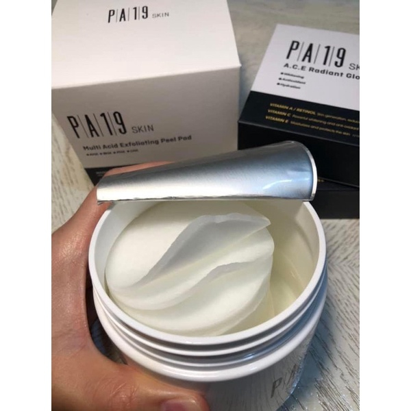 Toner pad PA19 tẩy tế bào chết PA19 Skin Multi Acid Exfoliating Peel Pad