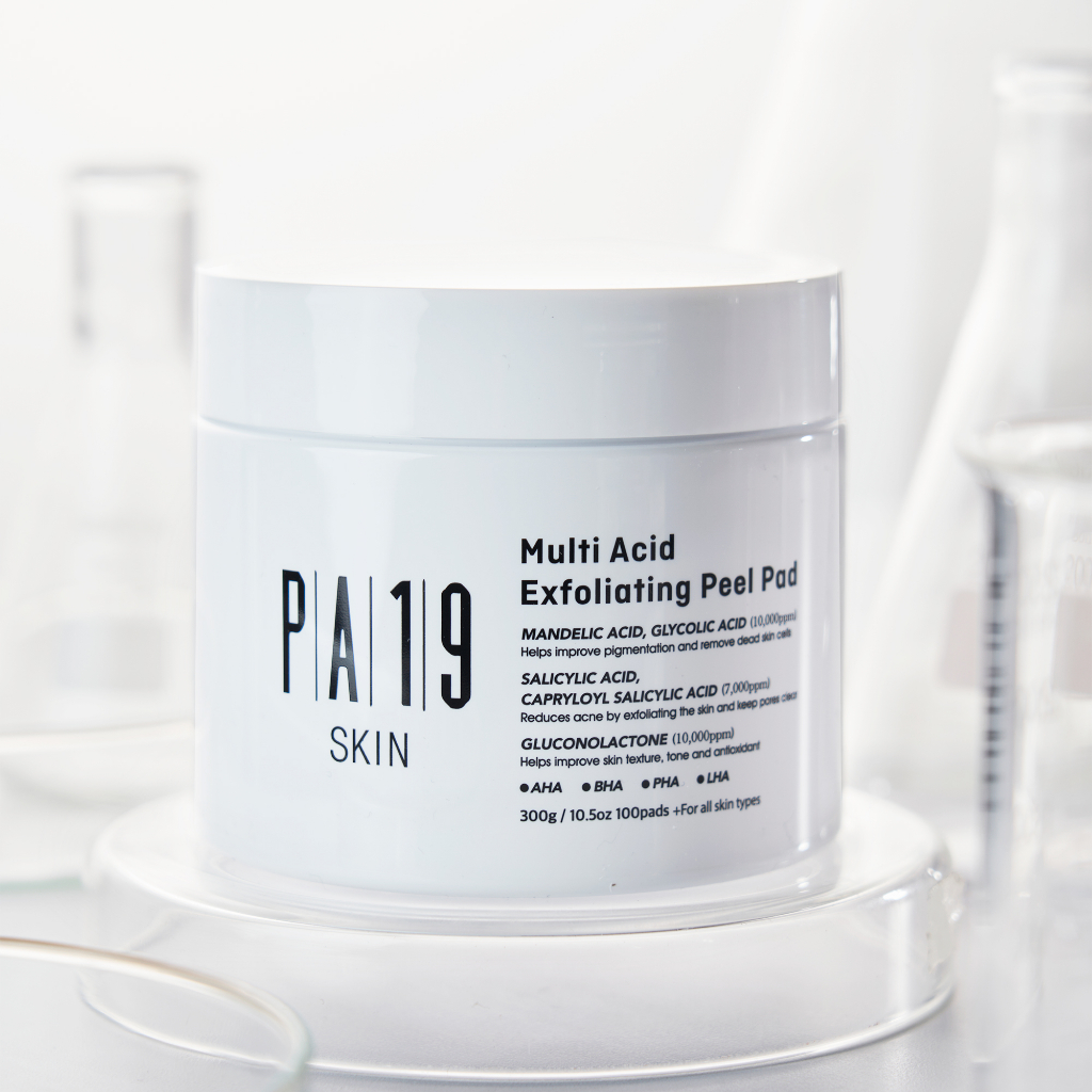 Toner pad PA19 tẩy tế bào chết PA19 Skin Multi Acid Exfoliating Peel Pad