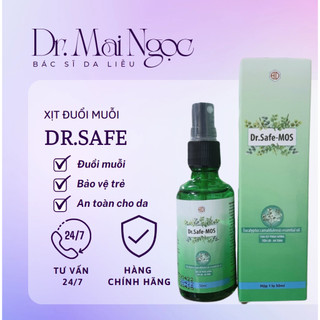 Dung dịch xịt chống muỗi thảo dược Dr.Safe - Mos An toàn cho trẻ sơ sinh, Chống muỗi, côn trùng - Dr. Mai Ngọc