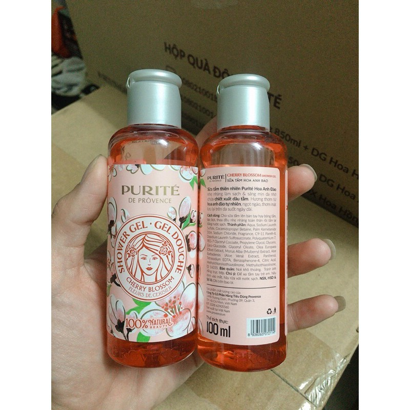 Sữa tắm purite hoa anh đào 250ml-1 chai