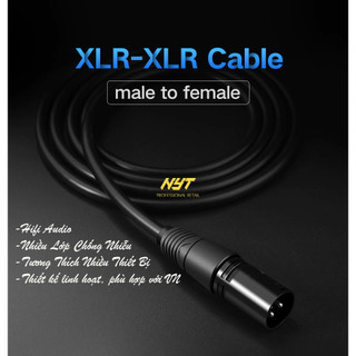 Dây canon xlr cắm micro amply, livestream, soundcard vv cao cấp nyt atn101