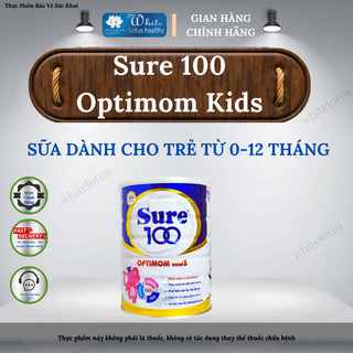 Sure 100 Optimom Kids - Sữa bột dinh dưỡng H/900g)
