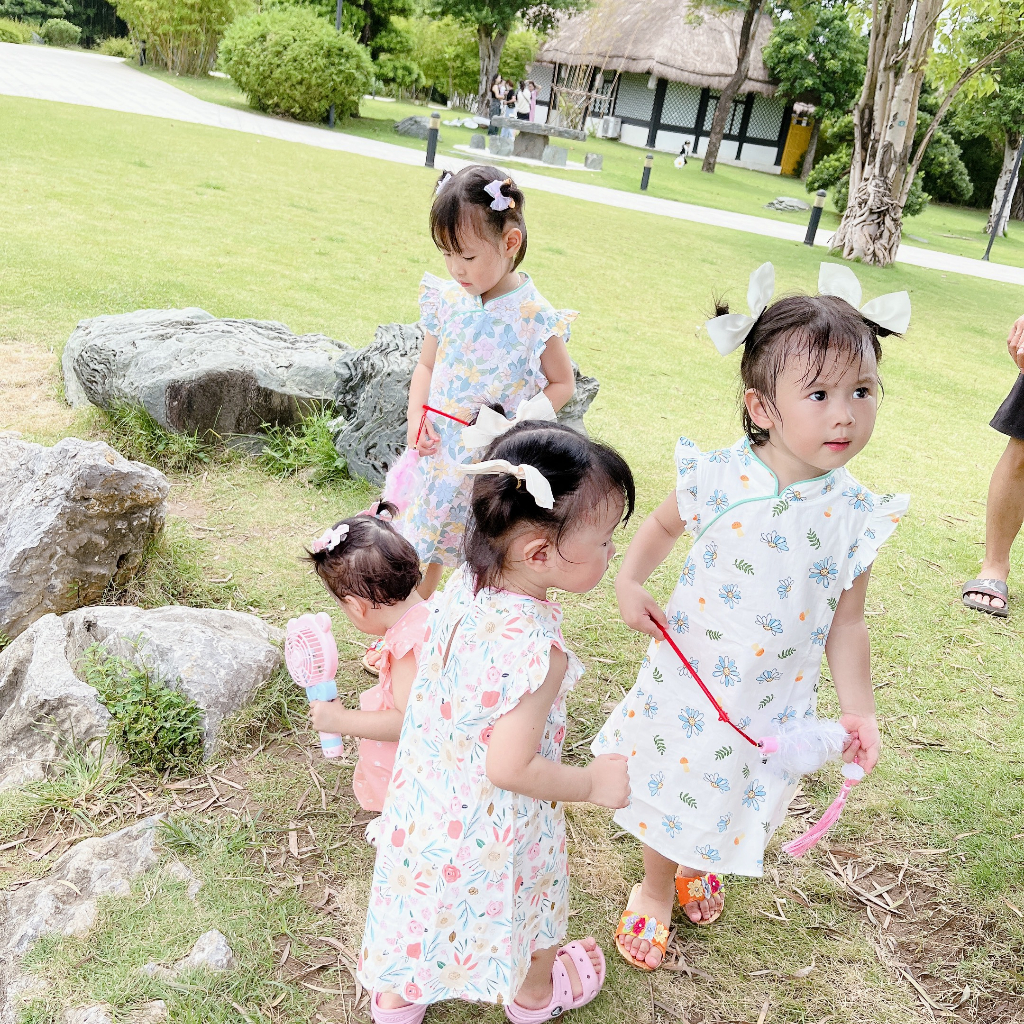 Rập Váy Thiết Kế Sườn Xám Cho Bé Mã K5206