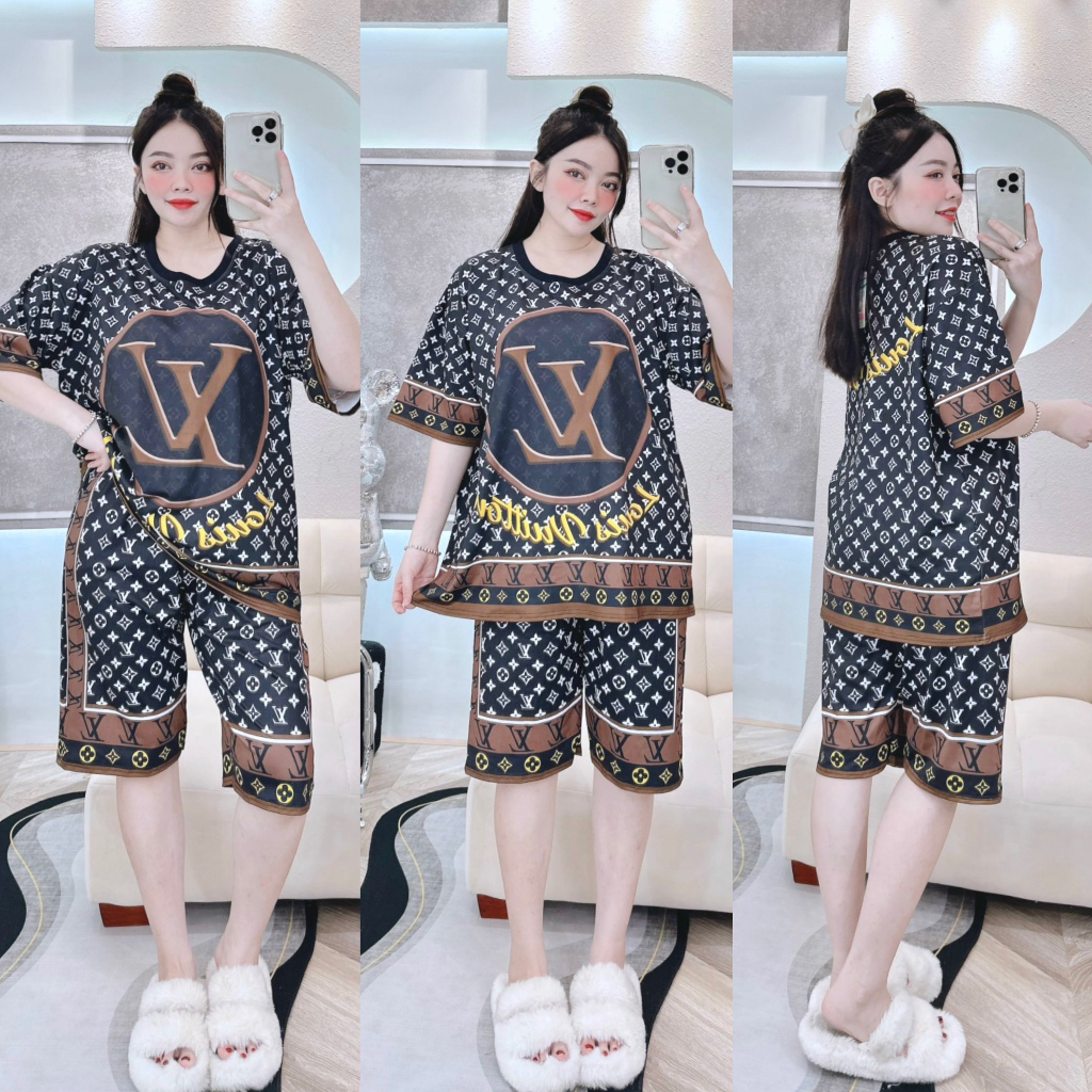 Đồ bộ bigsize lửng thun lạnh in 3d hoạt hình - Phương Tip. hongduyen_2188.