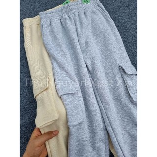Quần nỉ bông Jogger túi 2 bên Max