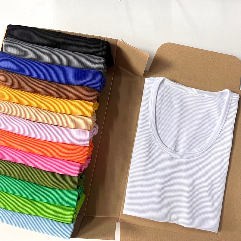 (21 Màu) Áo ba lỗ nam thun gân co giãn Flo Menswear màu mới, áo tank top form chuẩn tôn dáng