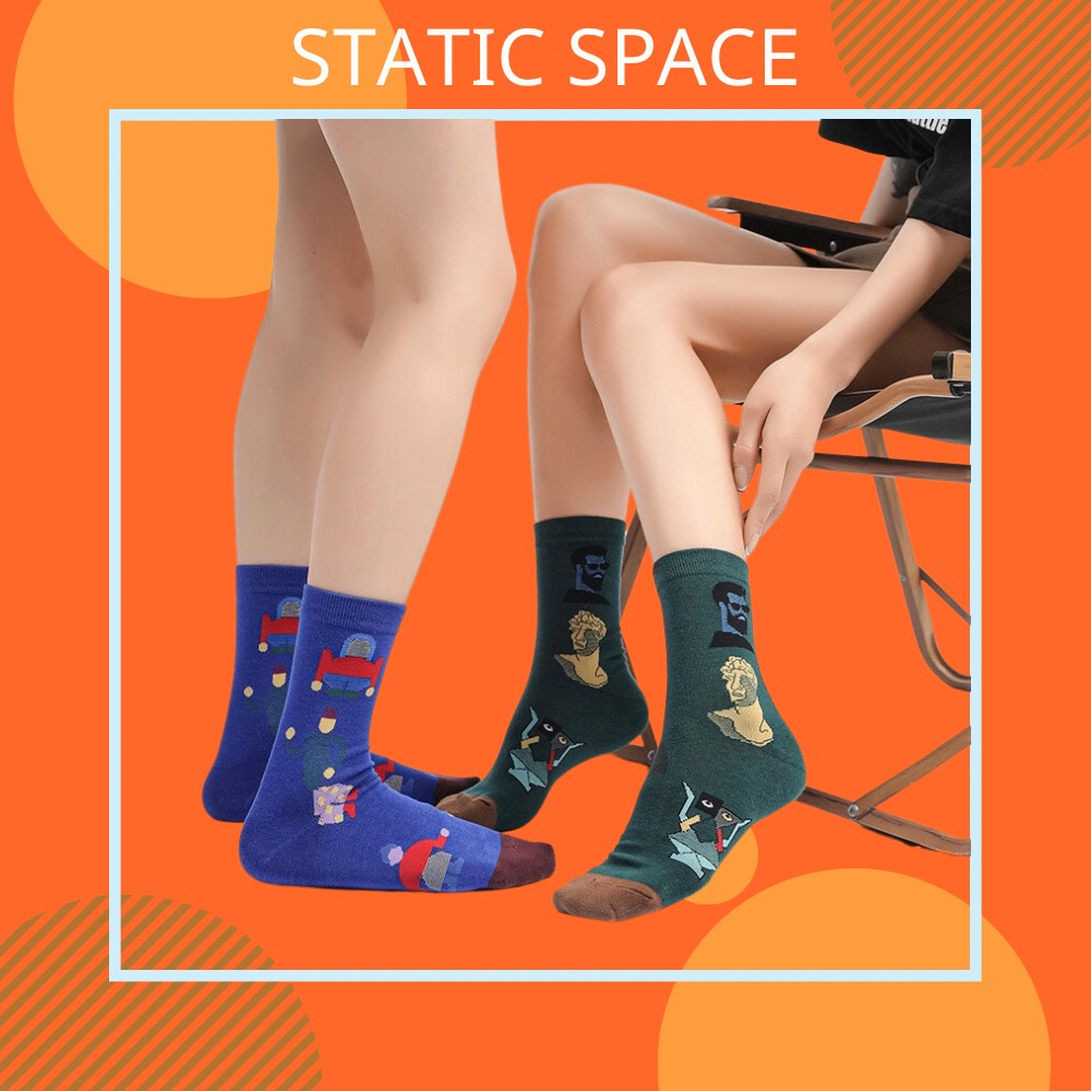 TẤT VỚ CAO CỔ NAM NỮ CAO CỔ GRAFFITI 2 - STATIC SPACE
