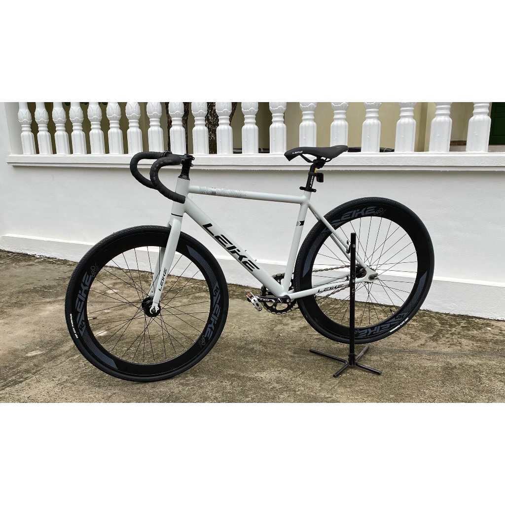 Xe Fixed Gear Leike Khung Nhôm Tặng 4 Món Phụ Kiện