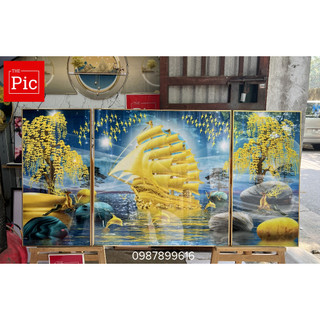  SET 3 Tranh Tráng Gương Nghệ Thuật Treo Tường Phòng Khách / Phòng Ngủ /Phòng Bếp / Quán Spa / Shop Thời Trang