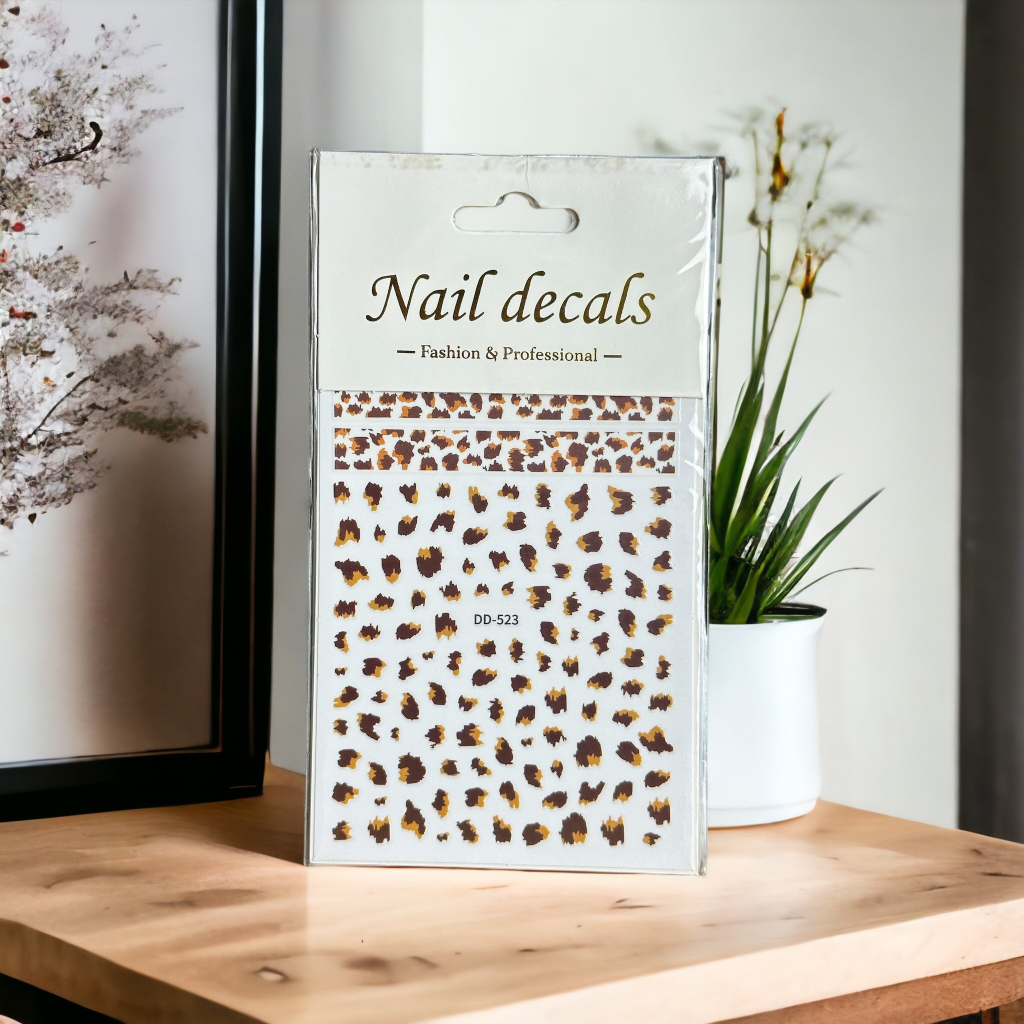 Miếng dán móng tay 3D nail sticker chủ đề họa tiết