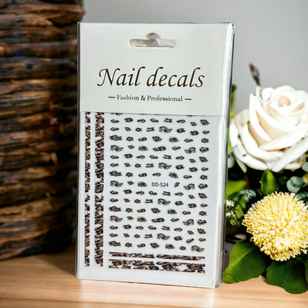 Miếng dán móng tay 3D nail sticker chủ đề họa tiết