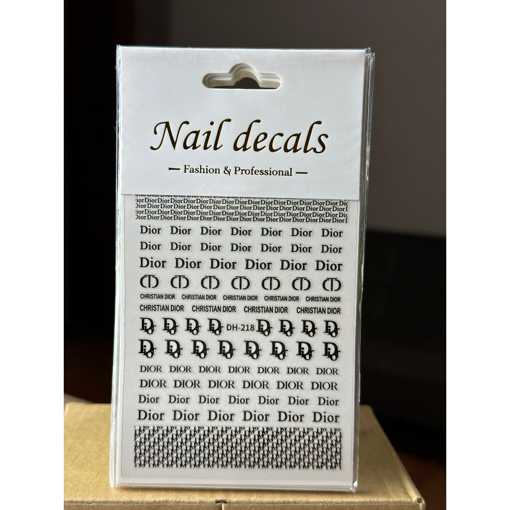 Miếng dán móng tay 3D nail sticker chủ đề họa tiết