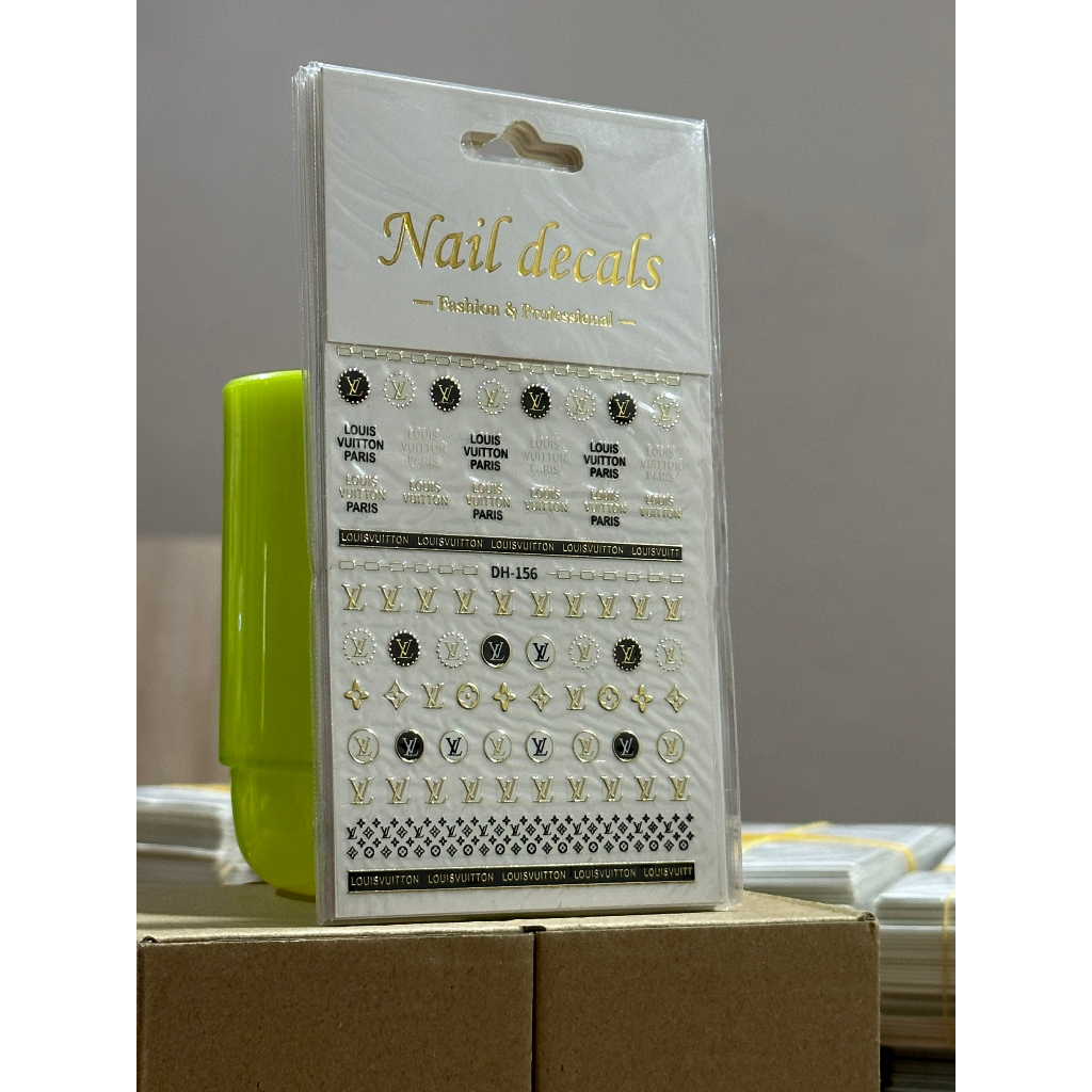 Miếng dán móng tay 3D nail sticker chủ đề họa tiết