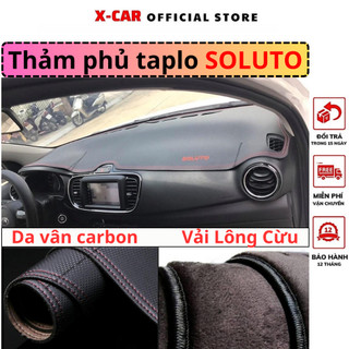 Thảm phủ taplo xe Kia Soluto 2019-2023 cao cấp chống nắng.