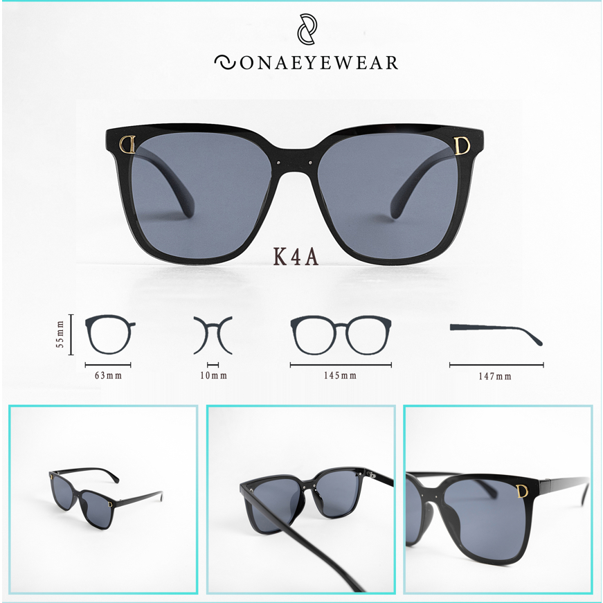 Kính râm - SONA EYEWEAR - Bản Cao Cấp  Nữ, Tròng Polycarbonate Gọng Nhựa ABS, Chống tia UV400