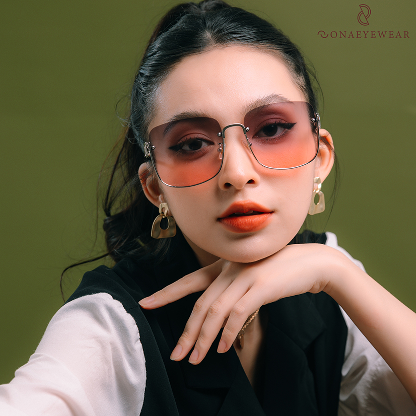 Kính râm - SONA EYEWEAR - Bản Cao Cấp  Nữ, Tròng Polycarbonate Gọng Kim Loại, Chống tia UV400