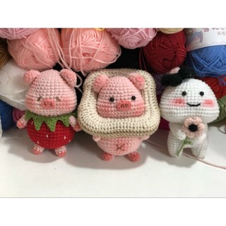 Móc khoá len theo yêu cầu