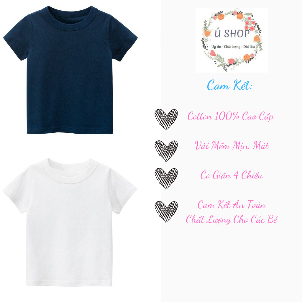 Áo Thun Trẻ Em Cotton 100% Cao Cấp