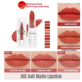 Son thỏi 3ce soft matte lipstick