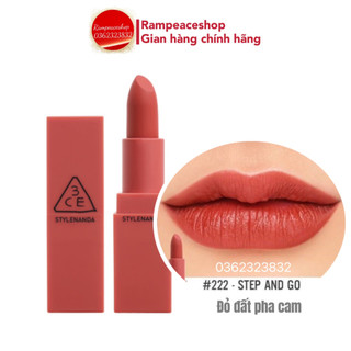 Son thỏi lì 3CE Mood Recipe Matte Lip Color #222 STEP AND GO