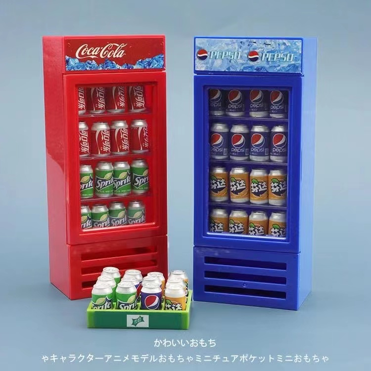 Mô hình Tủ Lạnh Mini Tỉ Lệ 1 / 12 Trang Trí Nhà Búp Bê