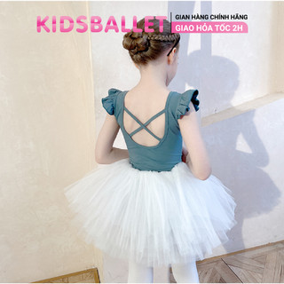 Váy múa ba lê dài tay cộc tay kidsballet đầm múa cho bé váy múa cho bé váy múa bale váy múa trẻ em