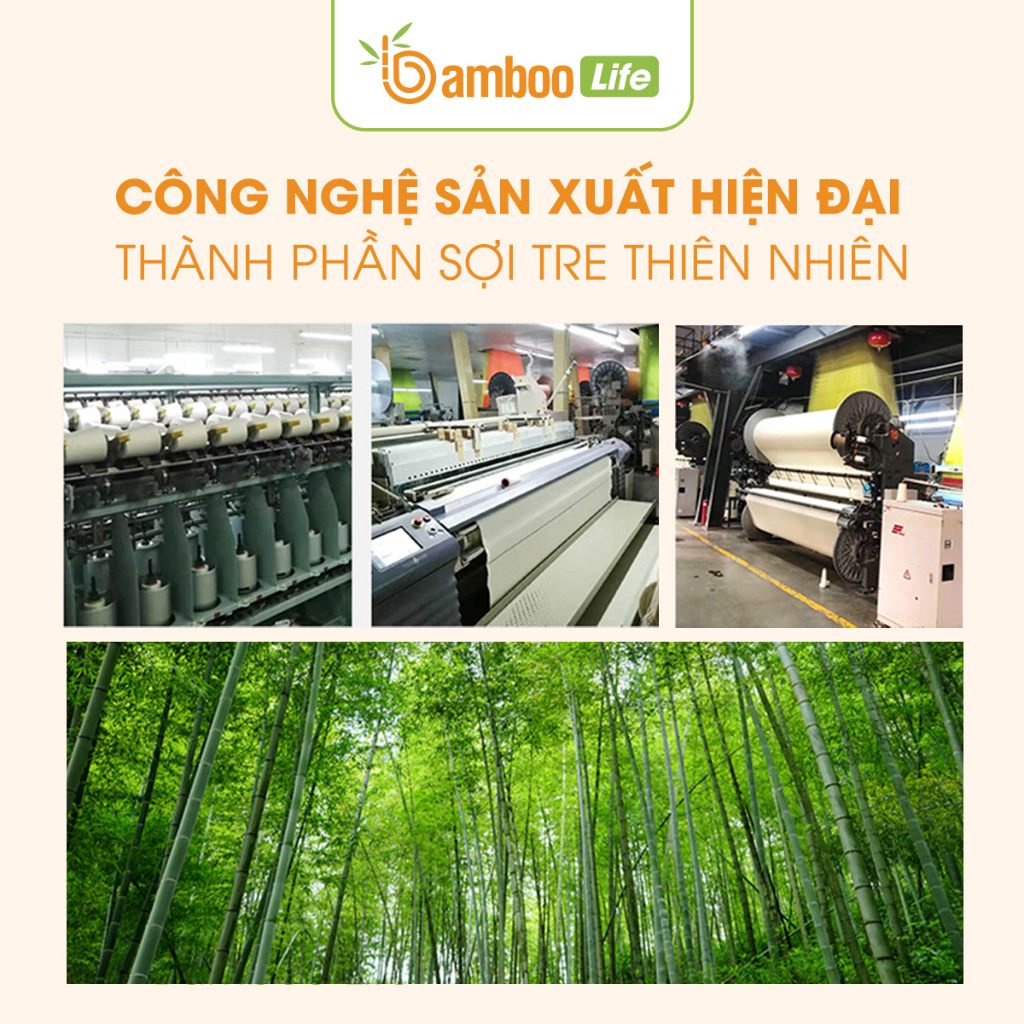 Khăn tắm lớn sợi tre Bamboo Life BL046 cao cấp, kháng khuẩn, thấm hút, mềm mịn, an toàn cho da 70x140cm