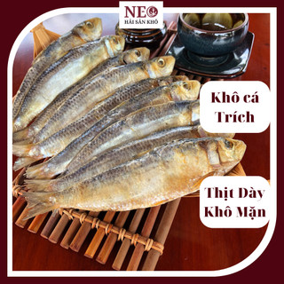 Khô cá trích nguyên con thượng hạng thịt dày neo hải sản khô