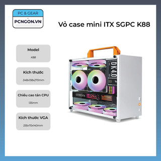 Vỏ case máy tính mini itx sgpc k88