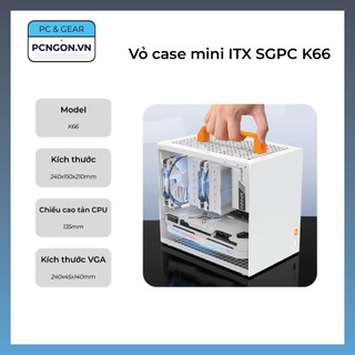 Vỏ case máy tính mini itx sgpc k66
