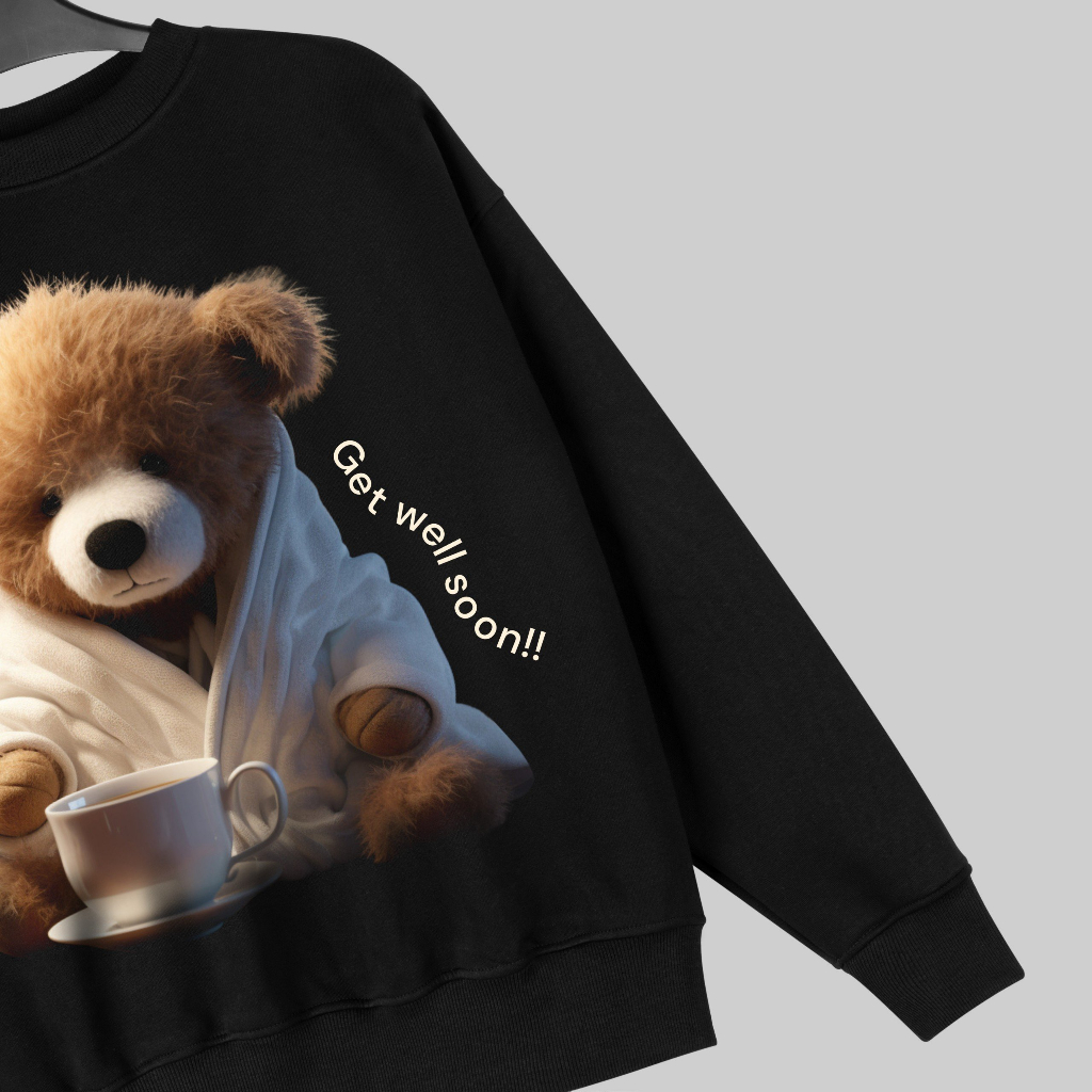 Áo sweater The Bad God Sick Bear