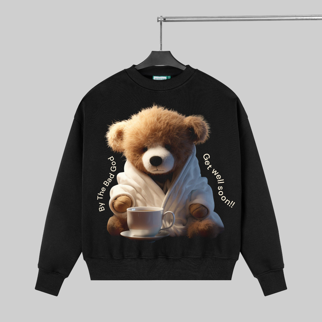 Áo sweater The Bad God Sick Bear