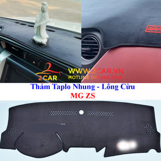 Thảm Taplo Nhung Lông Cừu Xe MG ZS chống nóng tốt, chống trơn trượt, vừa khít theo xe