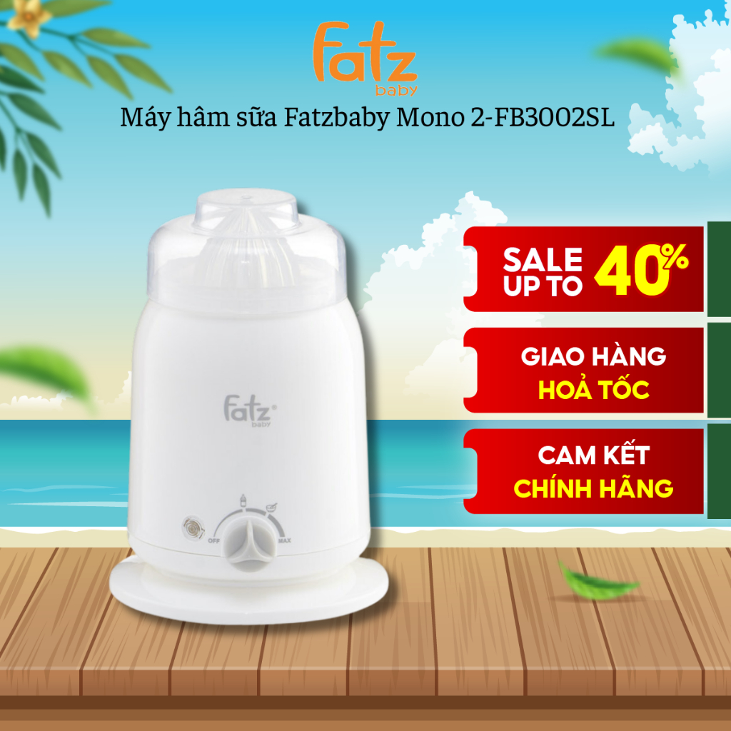 Máy hâm sữa Fatzbaby Mono 2-FB3002SL- Hàng Chính Hãng-Bảo Hành 12 Tháng.