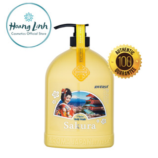 Sữa Tắm Hương Nước Hoa Cao Cấp RIVERSA SAKURA 1200 ml