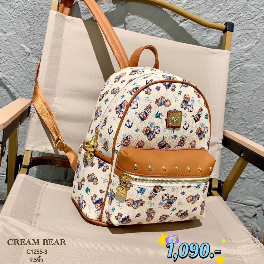 Balo Nam Nữ Thời Trang SAMMAO & CREAM BEAR Chính Hãng C1255-3