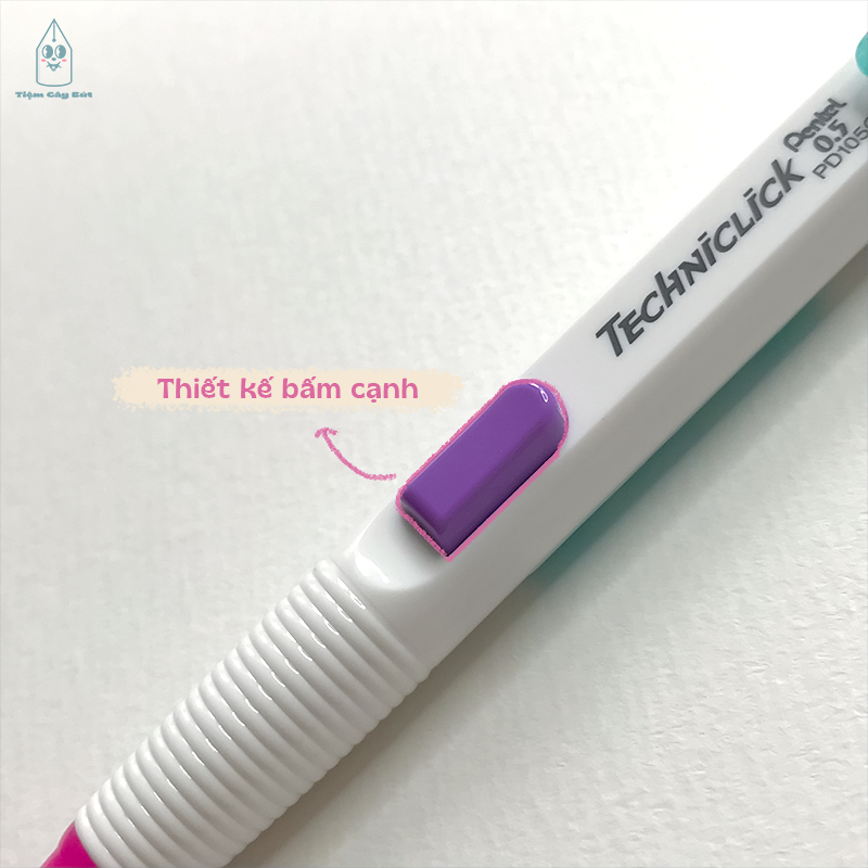 Bút chì kim bấm cạnh Pentel Techniclick cỡ ngòi 0.5mm