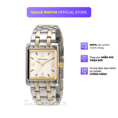 Đồng hồ nữ Romanson RM3243LCWH mặt kính Mineral, chịu nước 3 ATM, dây thép đeo tay sang trọng, cao cấp