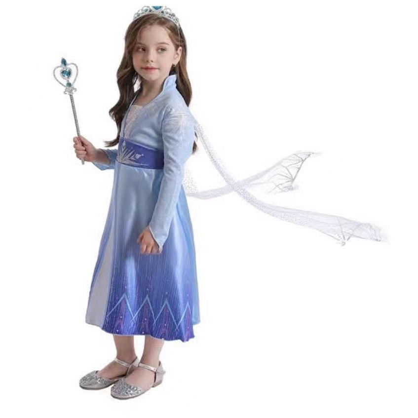 Váy hoá trang elsa siêu hot bé gái