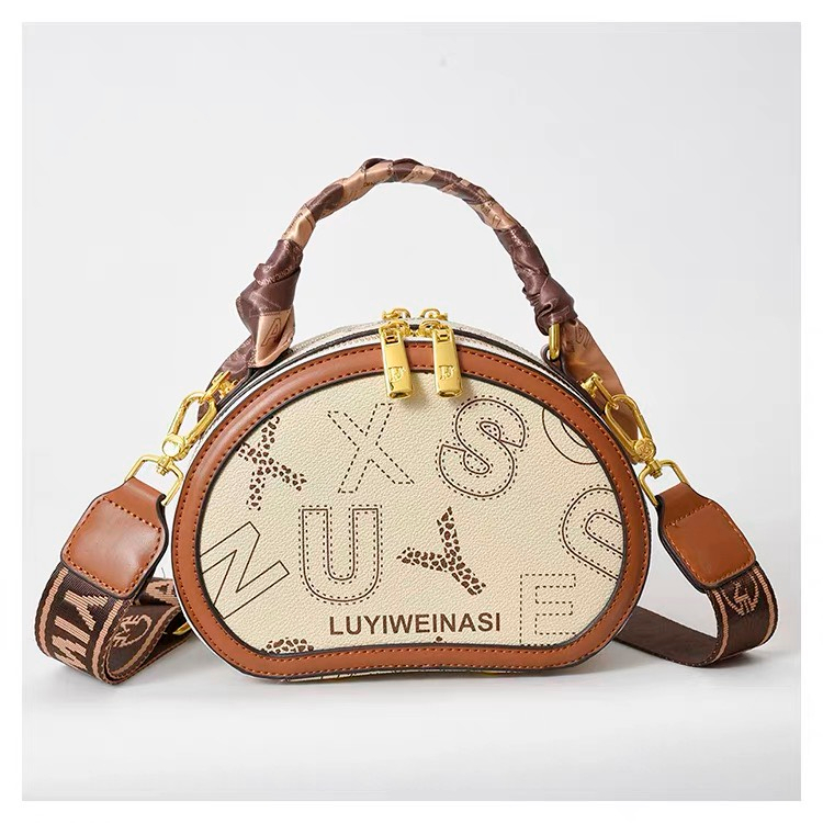 Túi xách tay đeo chéo MÓC MÈO HOẠ TIẾT dây đeo vải dù cá tính T7500